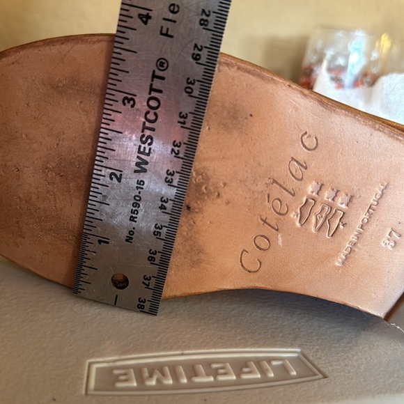 Cotelac Brown Leather Weave Sandals. 37 - Picture 9 of 9